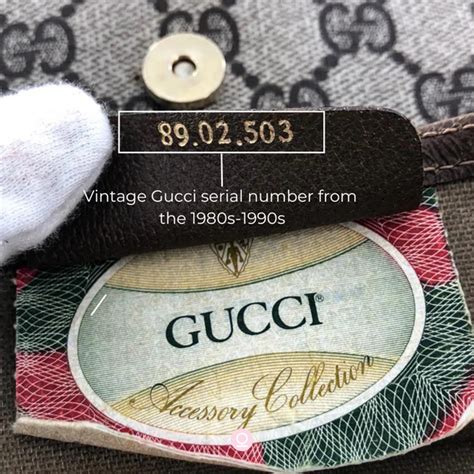 authenticity vintage gucci serial numbers